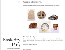 Tablet Screenshot of basketryplus.org